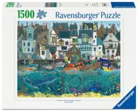 Ravensburger legpuzzel haven van wonderen - een bruisende fantasiehaven - 1500st. - thumbnail