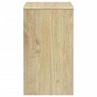 Dressoir SAUDA 80x43x75,5 cm massief grenenhout eikenkleurig - thumbnail
