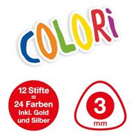 Eberhard Faber EF-514811 Kleurpotlood 2-zijdig Gekleurd Etui 12 Stuks 24 Kleuren - thumbnail