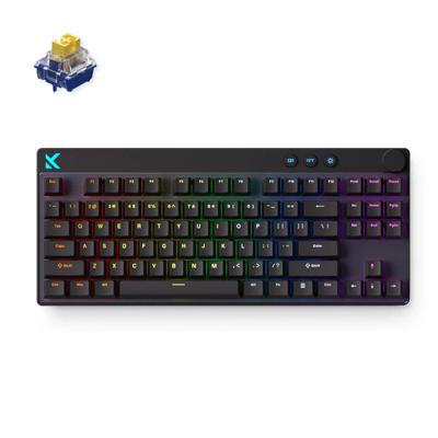 MCHOSE Mix 87 Hall Effect Magnetic Switch Gaming Keyboard (Zwart, US lay-out, 80%, RGB, Hot swap, USB-C, Hall Effect Sensor)