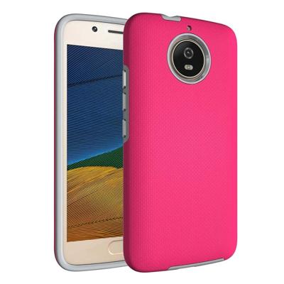 Voor Motorola Moto G6 anti-slip Armor textuur TPU + PC beschermende case terug cover shell (magenta) Voor Motorola Moto G6 anti-slip Armor textuur TPU + PC beschermende case terug cover shell (magenta)