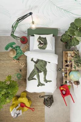 Snurk Dino dekbedovertrek