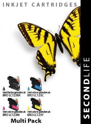 Kangaro SL-11511029 Cartridge SecondLife Brother Multipack LC 121/123 Kangaro SL-11511029 Cartridge SecondLife Brother Multipack LC 121/123