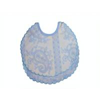 Gamberritos slabbetjes 20 cm katoen blauw 2 stuks - thumbnail