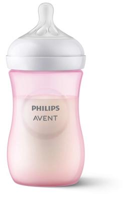 Avent Natural Response 3.0 Zuigfles 260 ml Roze