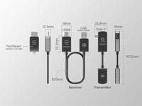Minix C1 Draadloze HDMI-set 50 m 5 GHz 1920 x 1080 Pixel - thumbnail