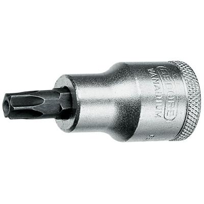 Gedore Dop 1/2" Torx T45 met boring - 6200840 Gedore Dop 1/2" Torx T45 met boring - 6200840