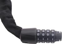Edge Kettingslot met code web racer 90cm - zwart - thumbnail