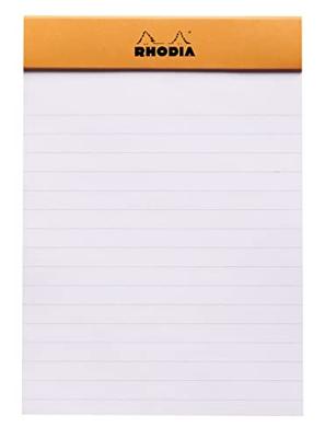 Schrijfblok rhodia a6 lijn 80vel 80gr oranje | 10 stuks
