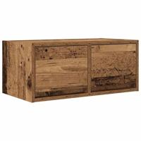 TV-meubel 60x31x25,5 cm bewerkt hout oud houtkleurig - thumbnail