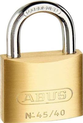 Abus-set van 3 gelijksluitende messing hangsloten 45/40