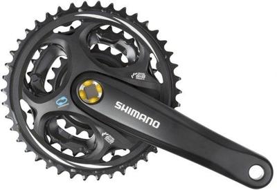 Shimano crankstel fc-ty501, cranklengte 170mm 7/8-speed, 42/34/24t