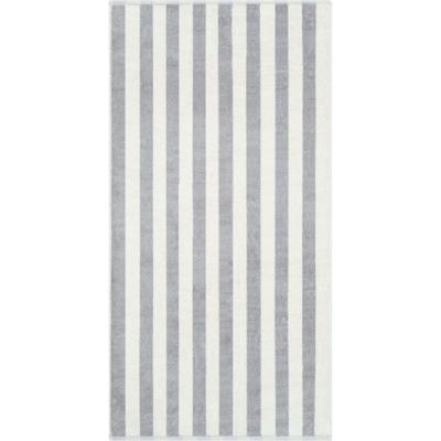 Cawö Cawö Bold 6277 grijs/natuur Handdoek 50x100