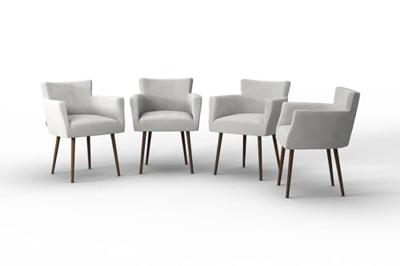 NADUVI Collection Set van 4 eetkamerstoelen Billie NADUVI Collection Set van 4 eetkamerstoelen Billie