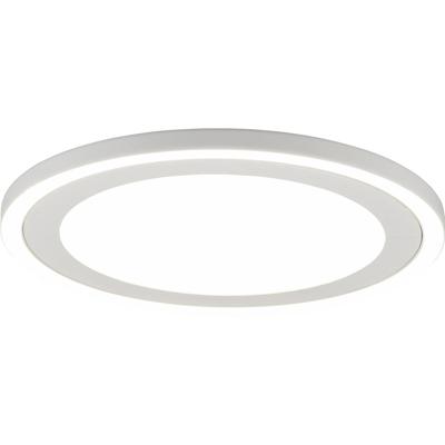 LED Plafondlamp Natuurlijk Wit 4000K - 24.5W - Rond Mat Wit Kunststof