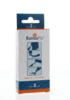 Bandafix Elastisch Netverband Katoen Bovenarm/Elleboog/Onderbeen/Voet (1m)
