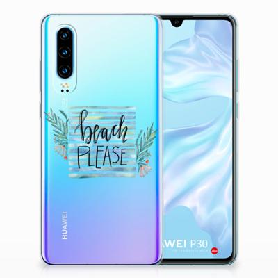Huawei P30 Telefoonhoesje met Naam Boho Beach Huawei P30 Telefoonhoesje met Naam Boho Beach