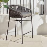 Kave Home Barkruk 'Yanet' kleur Zwart (zithoogte 80cm) - thumbnail