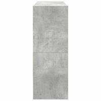 VidaXL Schoenenrekken 2 st stapelbaar 89,5x30x40 cm betongrijs - thumbnail