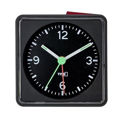 TFA Dostmann 60.1013.01 Wekker Kwarts Zwart Alarmtijden 1 Fluorescerende Wijzers