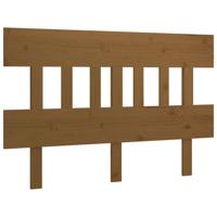 Hoofdbord 203,5x3x81 cm massief grenenhout honingbruin - thumbnail