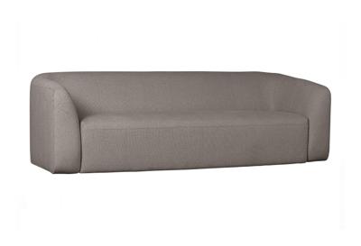 WOOOD 3-zits Bank 'Sloping' kleur Grijs Melange