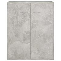 Dressoir 60x30x75 cm spaanplaat betongrijs - thumbnail