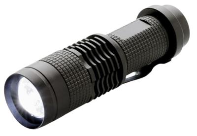 XD Collection zaklamp Cree led batterij 85 lm 9 cm alu zwart XD Collection zaklamp Cree led batterij 85 lm 9 cm alu zwart