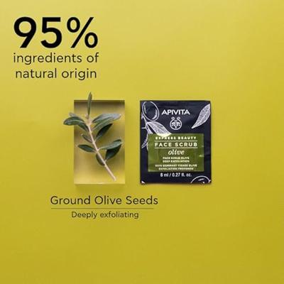 Apivita Masks & Scrubs Face Scrub with Olive 16ml