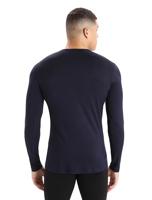 Icebreaker Merino 200 Oasis LS Crewe Thermoshirt Heren Midnight Navy XL - thumbnail