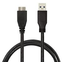 LogiLink USB-kabel USB 3.2 Gen1 (USB 3.0 / USB 3.1 Gen1) USB-A stekker, USB-micro-B 3.0 stekker 2.00 m Zwart CU0027 - thumbnail