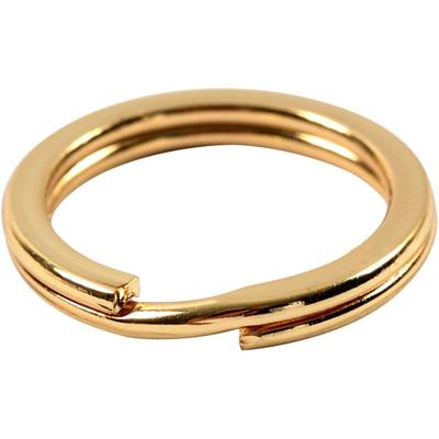 Vivi Gade Splitring, d 15 mm, verguld, 15 stuk/ 1 doos