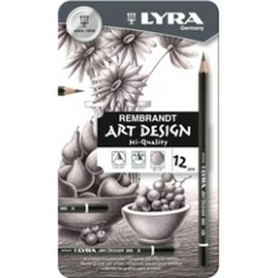 Lyra Art design tekenpotloden, d 6,9 mm, 6b, vulling 1,8 mm, 12 stuk/ 1 doos - thumbnail