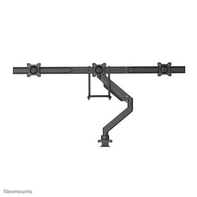 Neomounts NM-D775DX3BLACK Tafelbeugel voor monitor Aantal monteerbare displays: 3 Display(s) 43,2 cm (17) - 61 cm (24) Zwart Zwenkbaar, Roteerbaar, Kantelbaar,