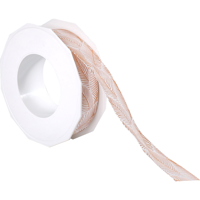 Lint | 25mm | 20m | Leaves | PET | bruin - thumbnail