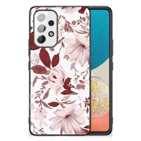 Kleurrijke Telefoonhoesje Samsung Galaxy A53 Watercolor Flowers - thumbnail