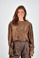 The Latest blouse Diana TLW04007T0161ABTP chocolate - thumbnail