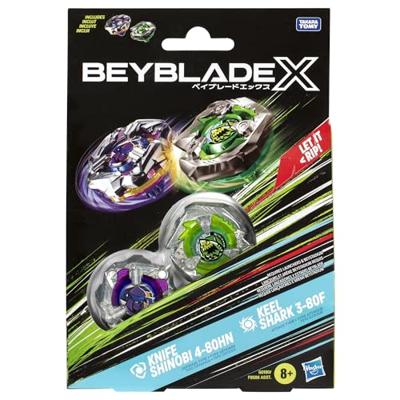 Beyblade X Knife Shinobi en Keel Shark set