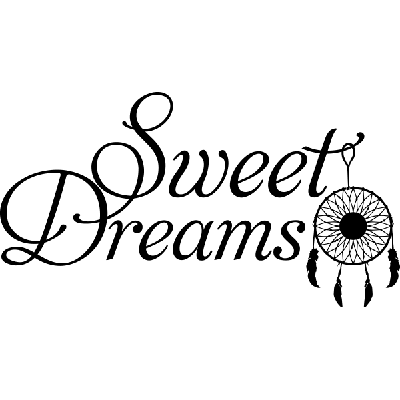 Sweet dreams dromenvanger - Muursticker Sweet dreams dromenvanger - Muursticker