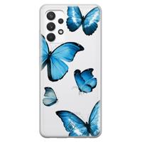 Samsung Galaxy A32 4G transparant hoesje - Vlinders - thumbnail