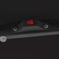 Parasol vierkant met LED-verlichting 295x245 cm zwart - thumbnail