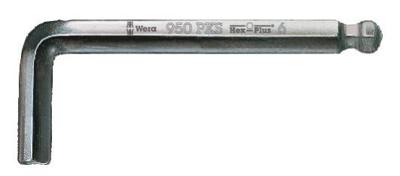 Wera 950 PKS Stiftsleutel, Metrisch, Verchroomd, Hex-Plus, 10.0 mm - 1 stuk(s) - 05133158001