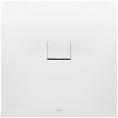 Villeroy & Boch Squaro Infinity kunststof douchebak - quaryl vierkant 90x90x4cm - mat wit udq9090sqi1v-rw Villeroy & Boch Squaro Infinity kunststof douchebak - quaryl vierkant 90x90x4cm - mat wit udq9090sqi1v-rw