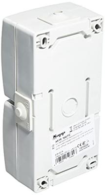 Kopp 138556008 Nautic Uitschakelaar, Wisselschakelaar, Wandcontactdoos met randaarde en klapdeksel spatwaterdicht Grijs 1 stuk(s) Kopp 138556008 Nautic Uitschakelaar, Wisselschakelaar, Wandcontactdoos met randaarde en klapdeksel spatwaterdicht Grijs 1 stuk(s)