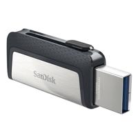 Sandisk Ultra Dual Drive USB-stick 3.1 - USB en USB-C - uitschuifbaar - 64GB - thumbnail
