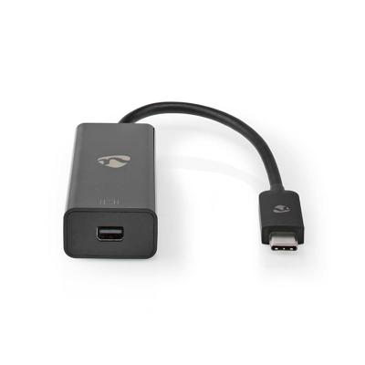 Nedis CCGP64452BK02 Usb-adapter Usb 3.2 Gen 1 Usb Type-c™ Male Mini Displayport 0.20 M Rond Vernikkeld Pvc Zwart Polybag Nedis CCGP64452BK02 Usb-adapter Usb 3.2 Gen 1 Usb Type-c™ Male Mini Displayport 0.20 M Rond Vernikkeld Pvc Zwart Polybag