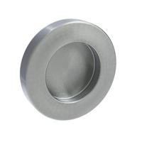 Schuifdeurkom paar Ø 60mm/Ø 36mm massief rvs mat - thumbnail