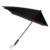 IMPLIVA ST-12-RED paraplu Zwart, Rood Glasvezel Polyester Volledig formaat - thumbnail