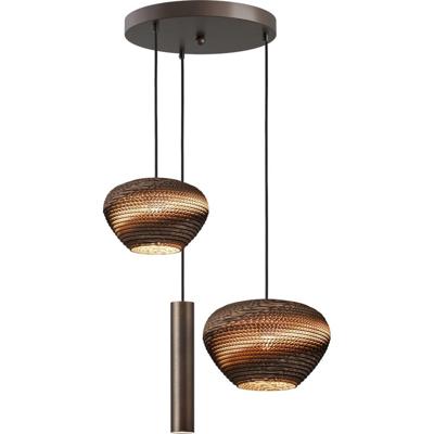 Masterlight Vide hanglampCartone met Think Paper kappen - 2512-15-35-3-RC1-12