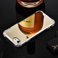 Luxe plating spiegel acryl TPU Case voor iPhone XR (goud) - thumbnail